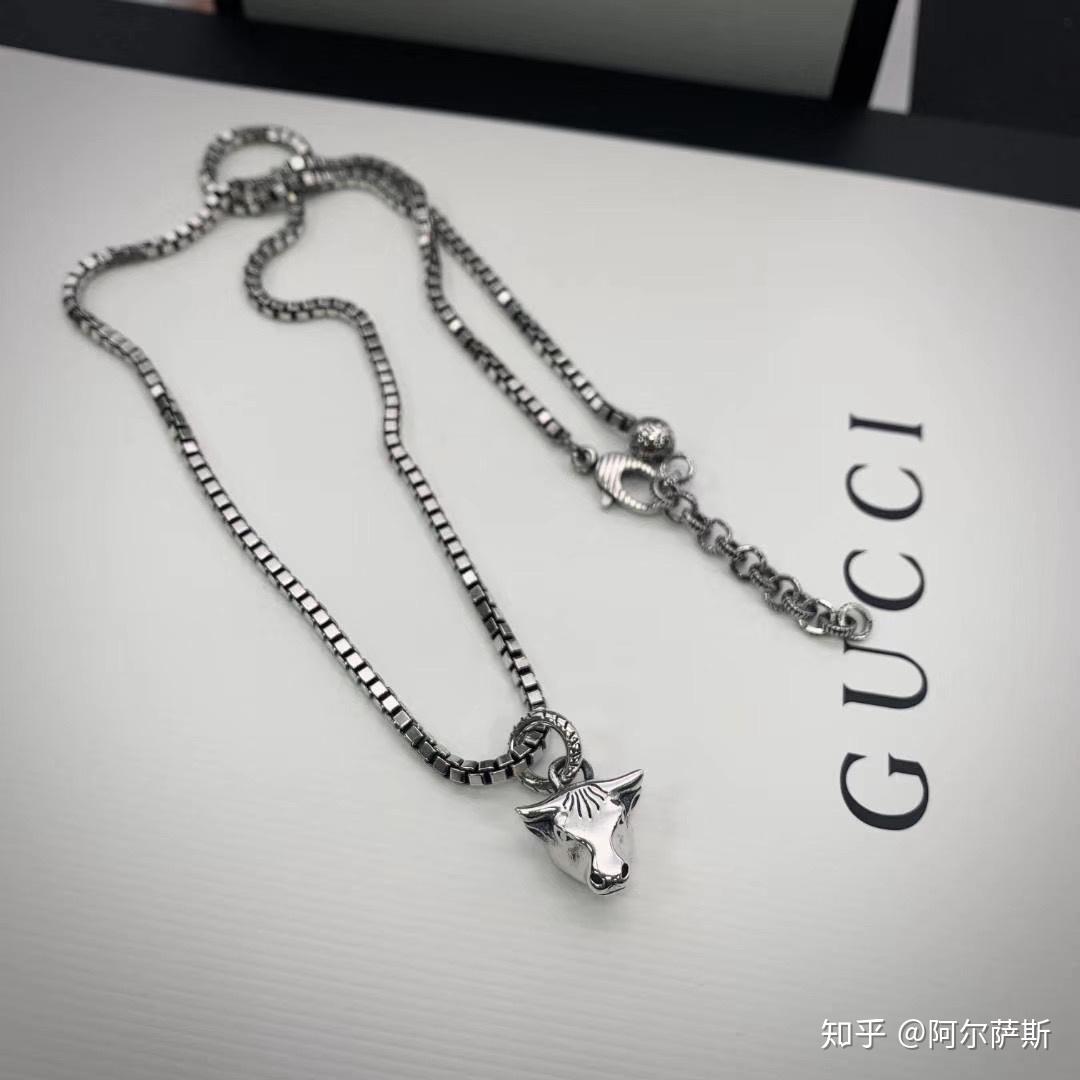 gucci牛头项链图片