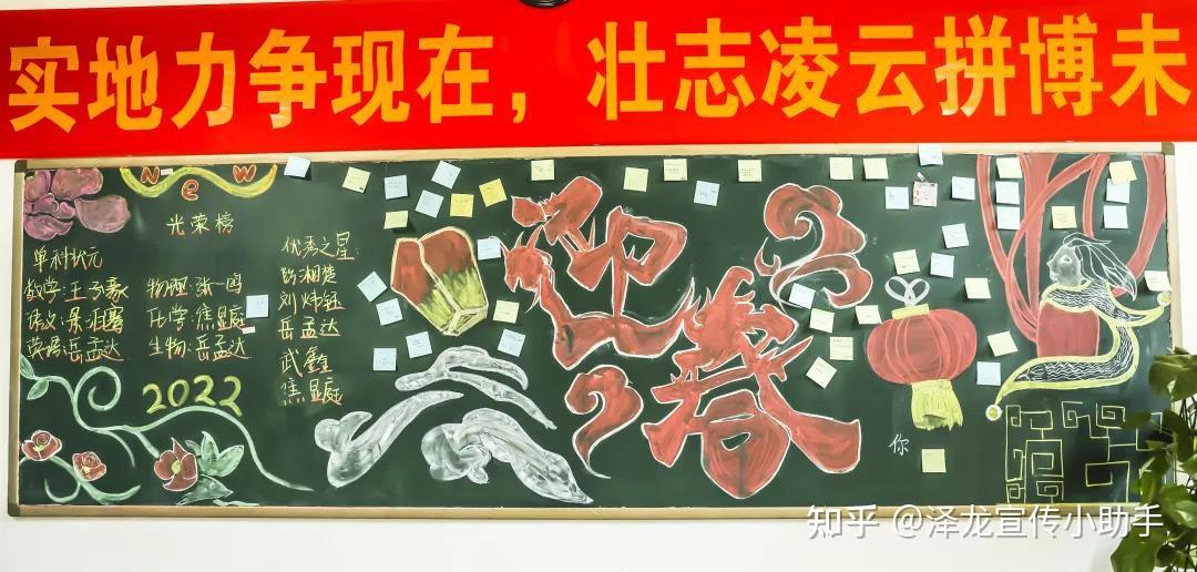 保定市泽龙实验中学 | 辞旧迎新贺元旦,高二年级板报精彩纷呈!