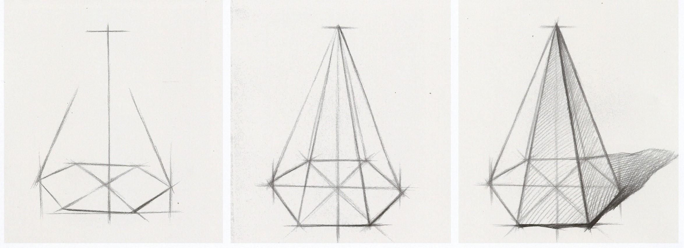 素描常见几何体形体该怎么画？北京画室教你基础造型要点！