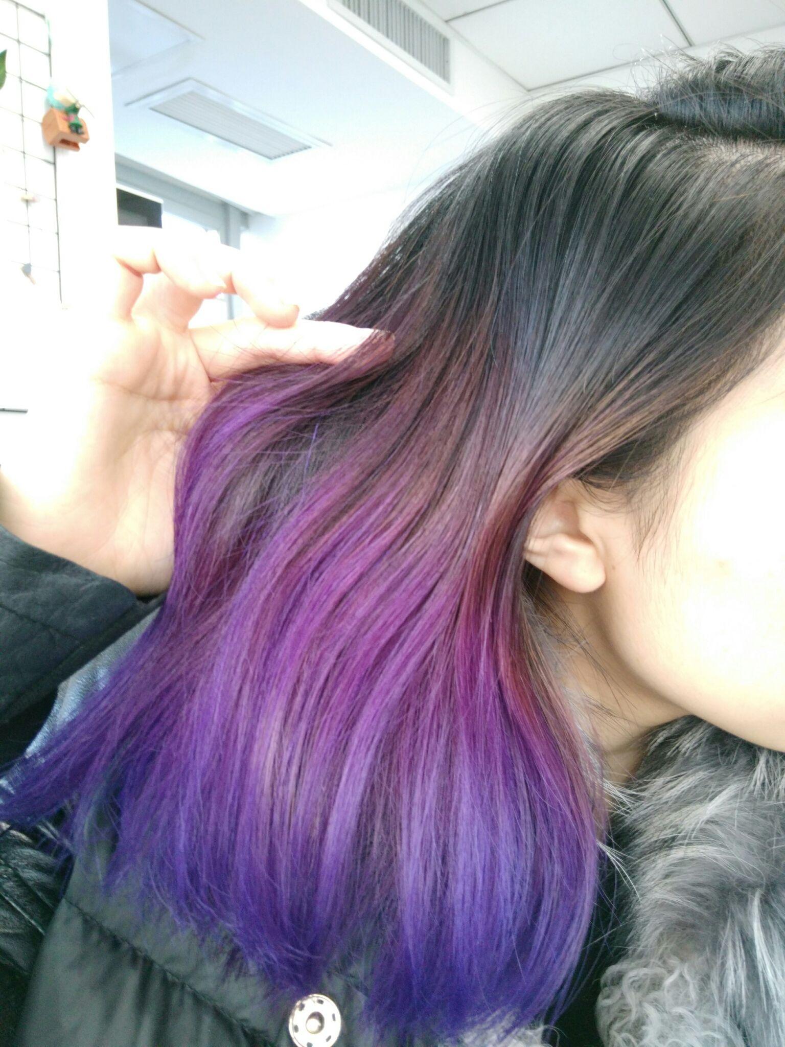 染紫色的头发是什么样的体验