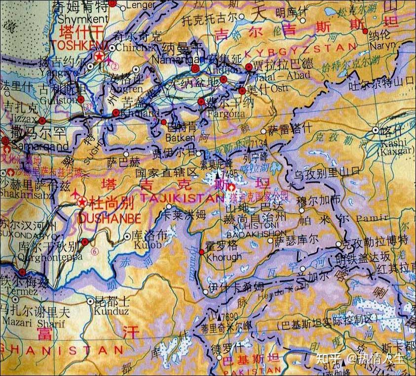 塔吉克斯坦有哪些河流