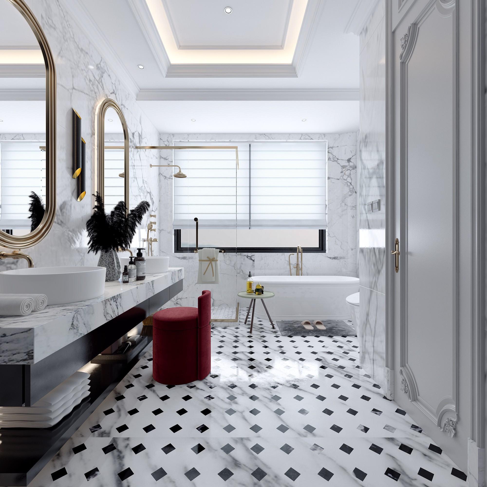 美式卫生间吊顶该如何装修设计