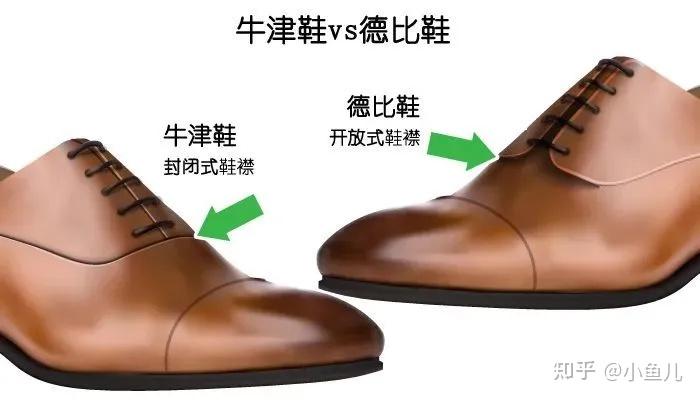 德比鞋/牛津鞋/布洛克鞋区别
