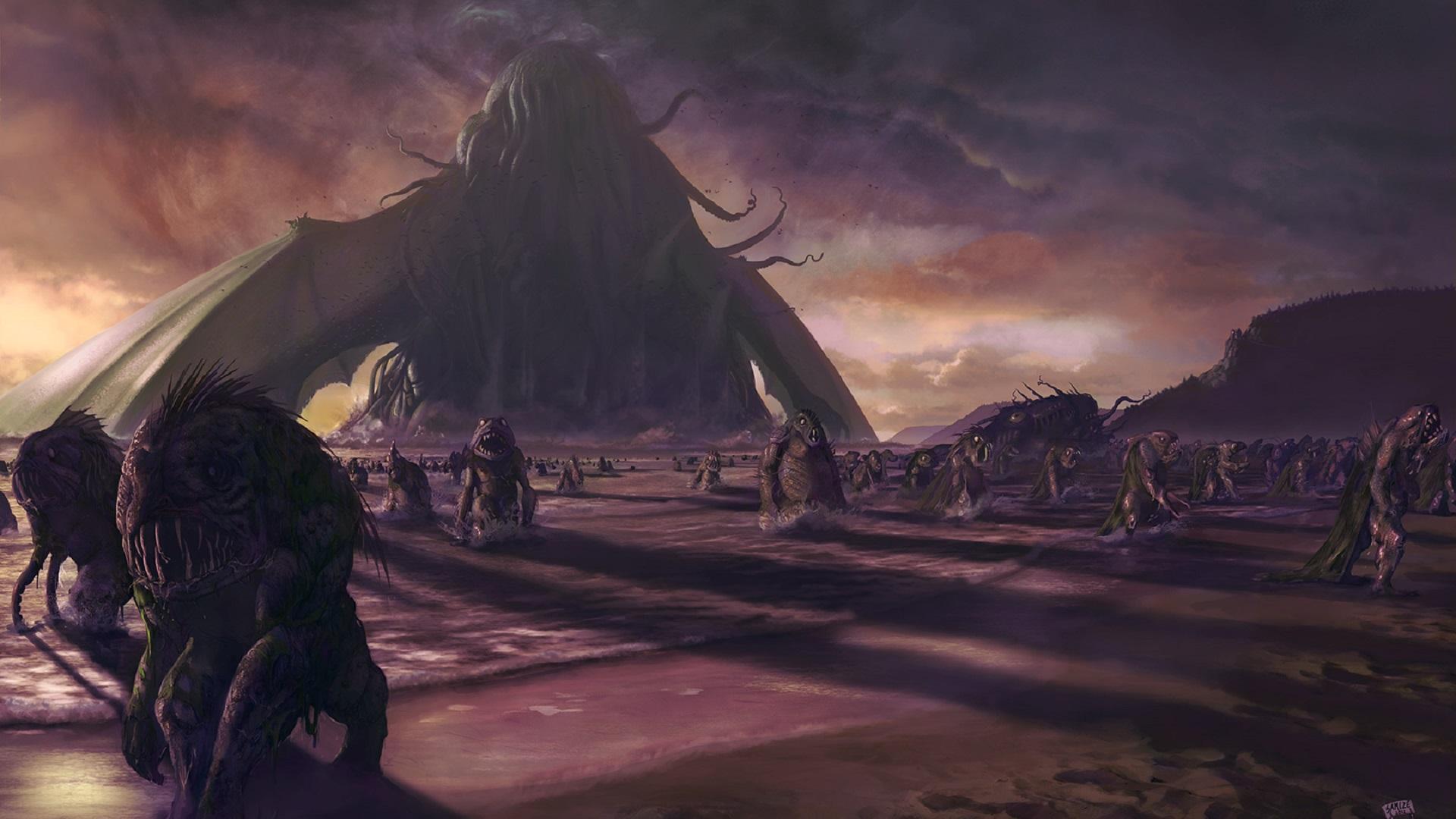 有没有哪些克苏鲁图片震撼你的心灵