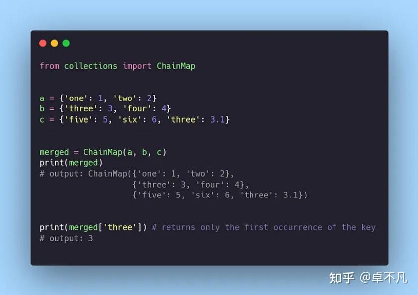 Python字典六种类型概述 - 知乎