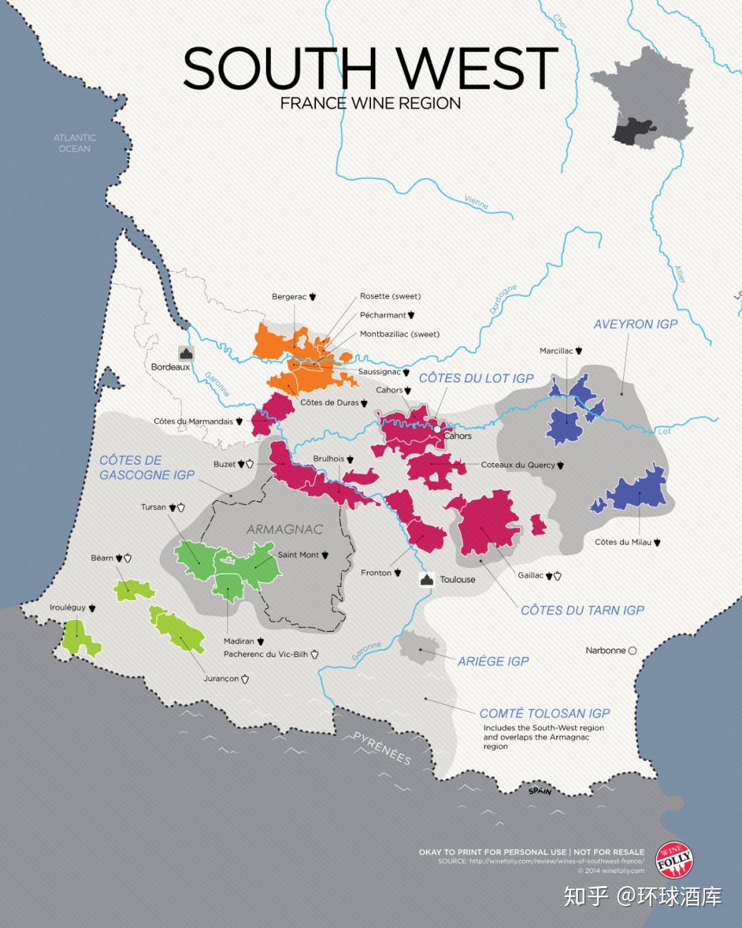 普羅旺斯產區地圖-wine map of provence羅納河谷產區地圖-wine map