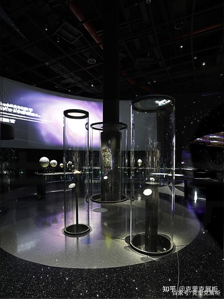 不规则异形展柜保护世界最大天文馆上海天文馆臻品