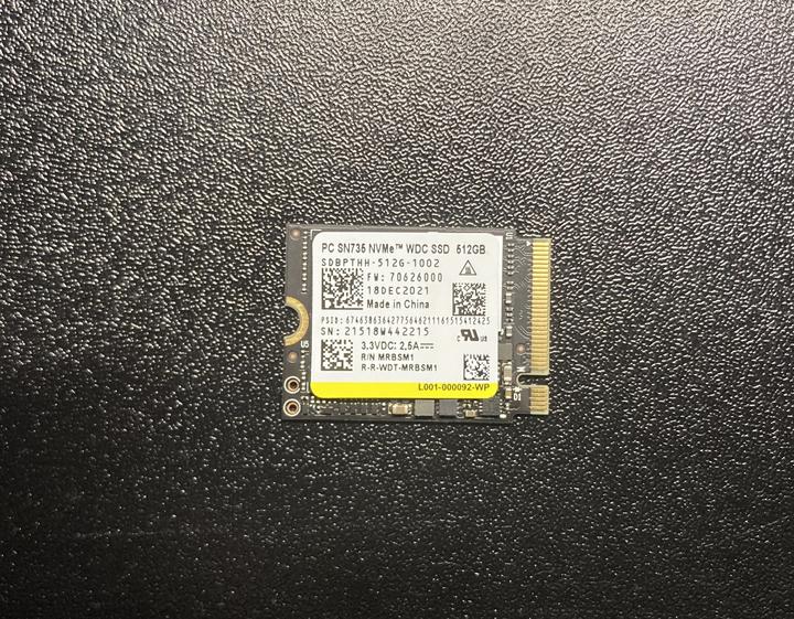 西部数据（Western Digital）SN735 512G 拆解测试 - 知乎