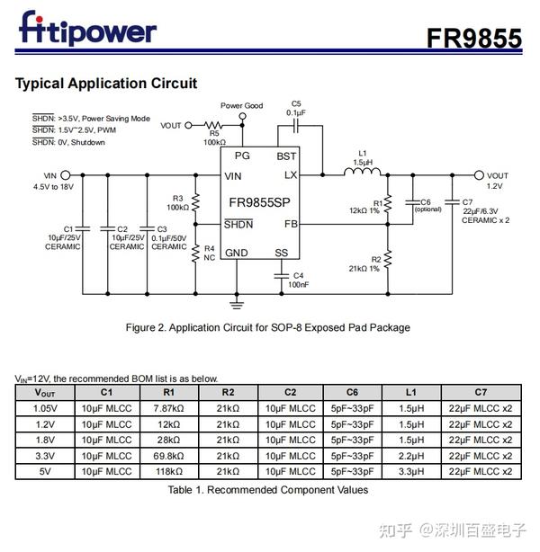 FR9855SP SOP 8 18V 5 5A DC DC fr9855sp-sop-8-18v-5-5a-dc-dc