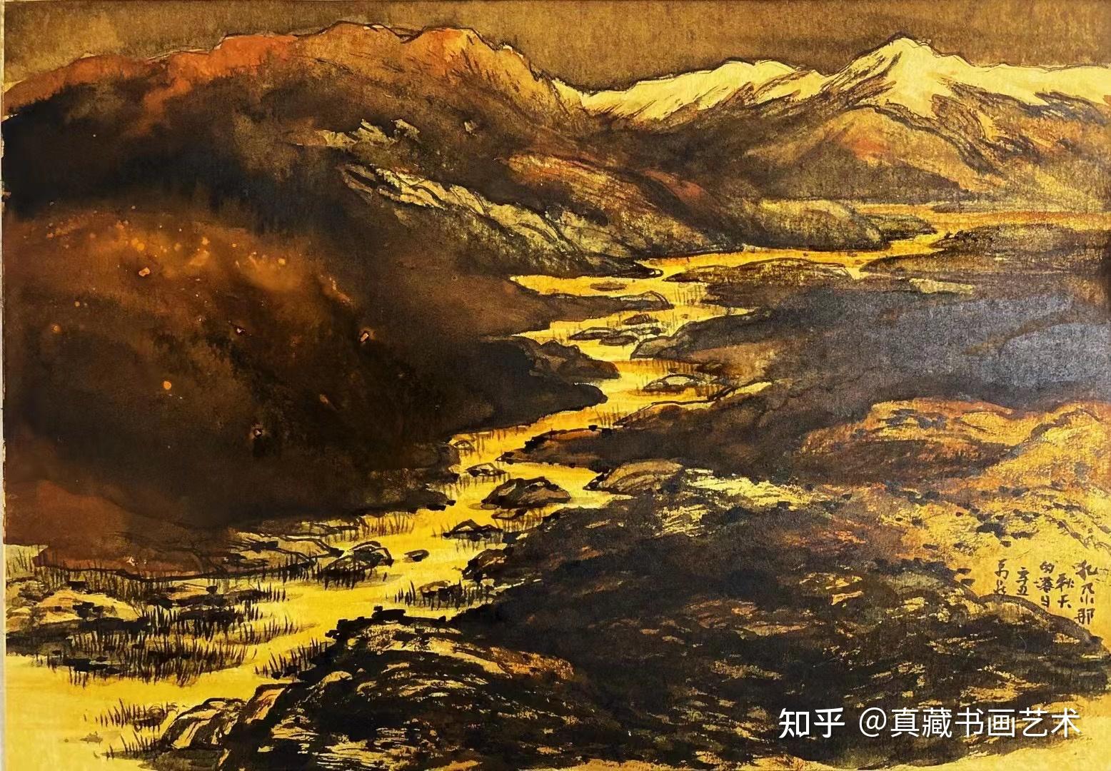 陕西美协副主席——万鼎老师国画山水作品欣赏交流 - 知乎