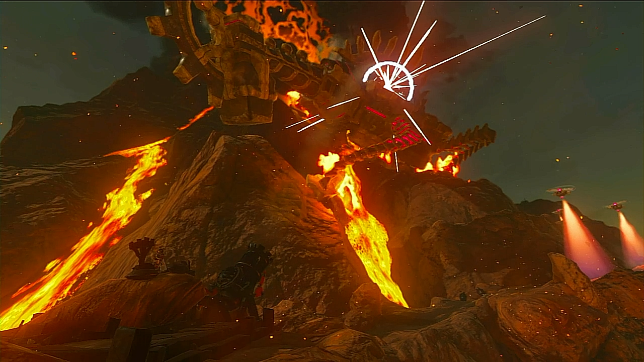 大可爱的游戏记录塞尔达传说旷野之息p75死亡火山镇压神兽