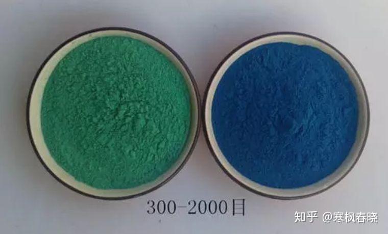 铜离子元素致色矿物中最具有代表性的,就是下面这两种含铜矿物的颜色