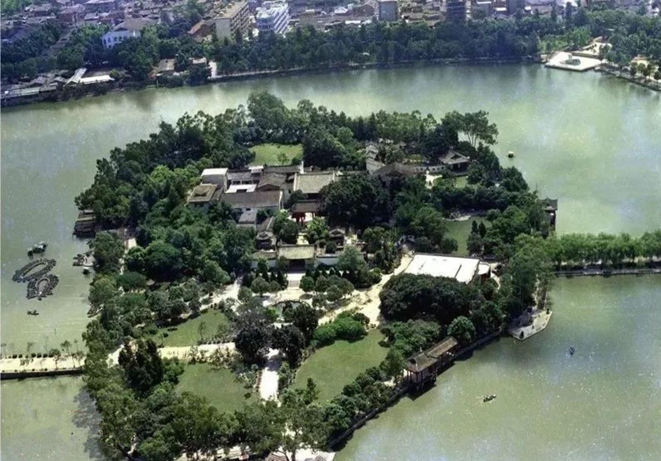 90年代的福州西湖公园.