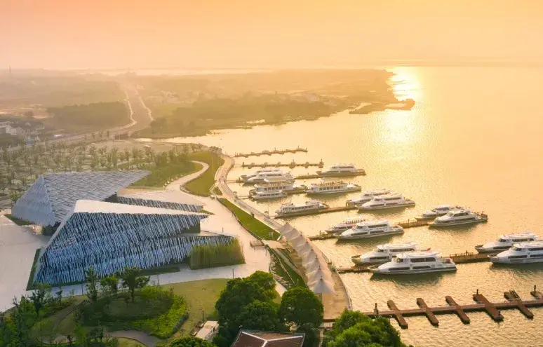 苏州阳澄湖莲花岛一个饶有情趣的美丽乡村