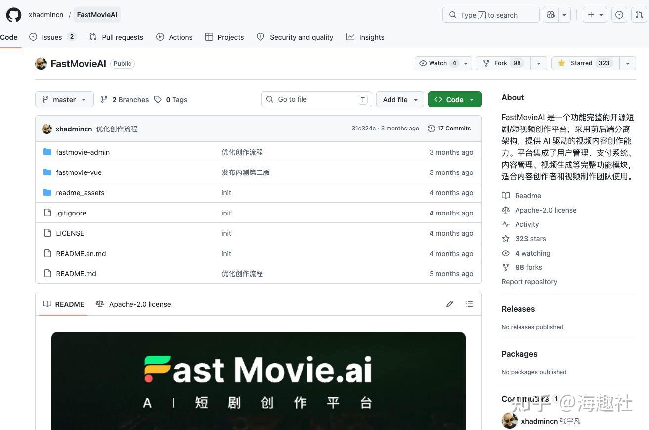 分享 12 个 GitHub 开源短剧项目大合集 - 知乎