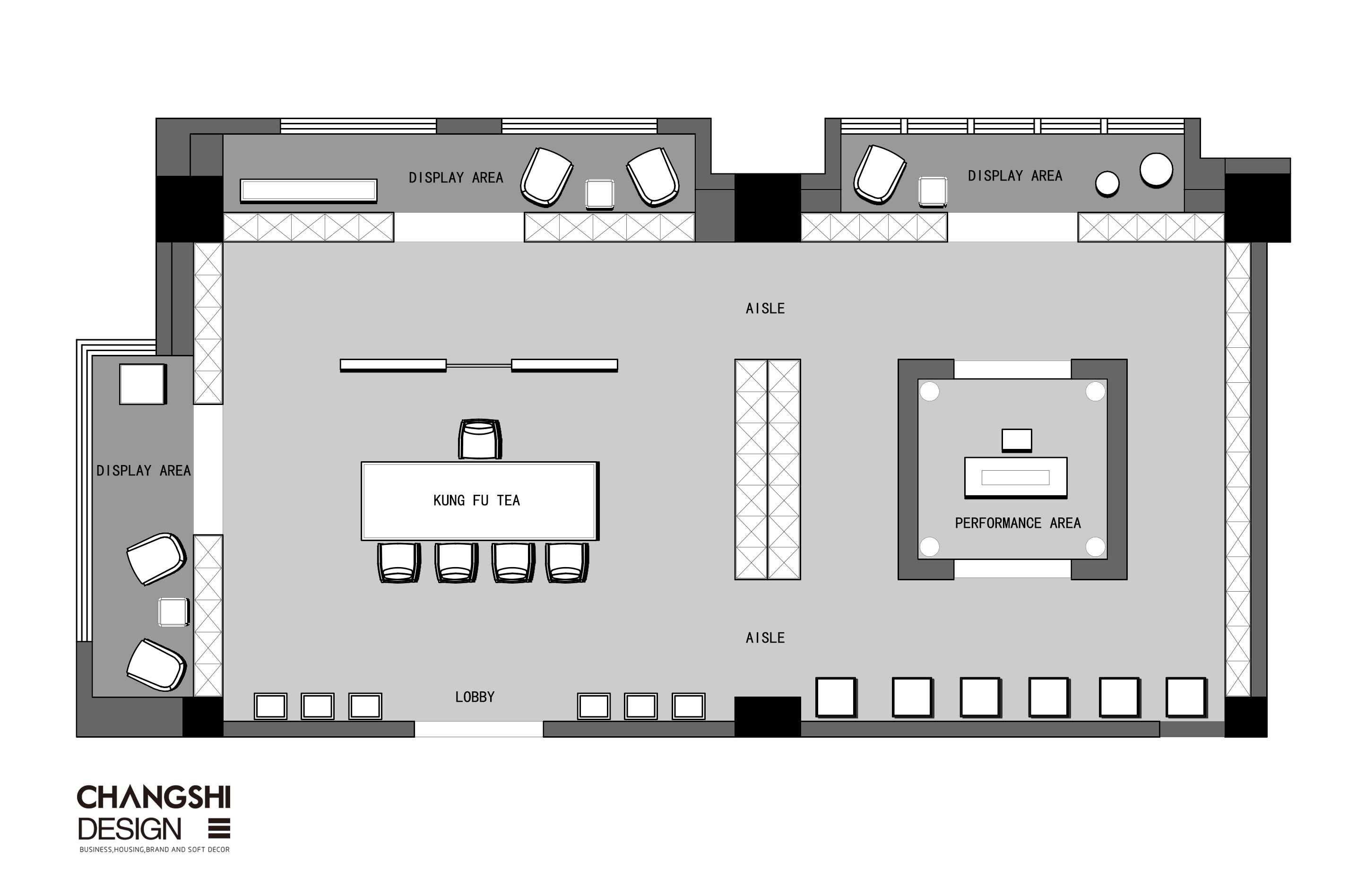 常石设计 | 茶艺展厅空间设计 - 知乎