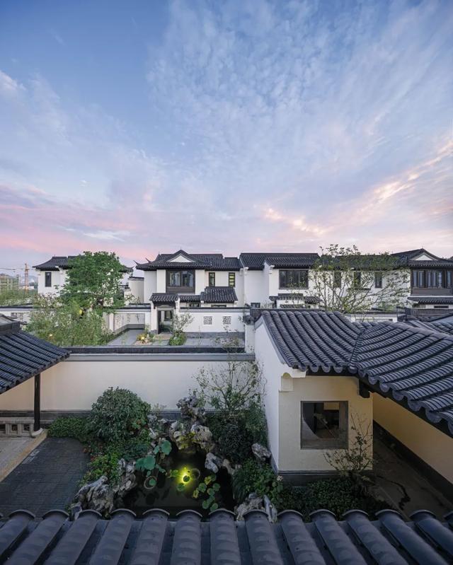 打造过程全景呈现德清绿城观云小镇合院