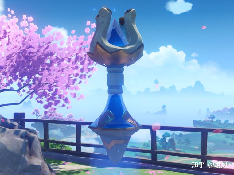 原神卡渲效果逆向还原五传送锚点全息效果