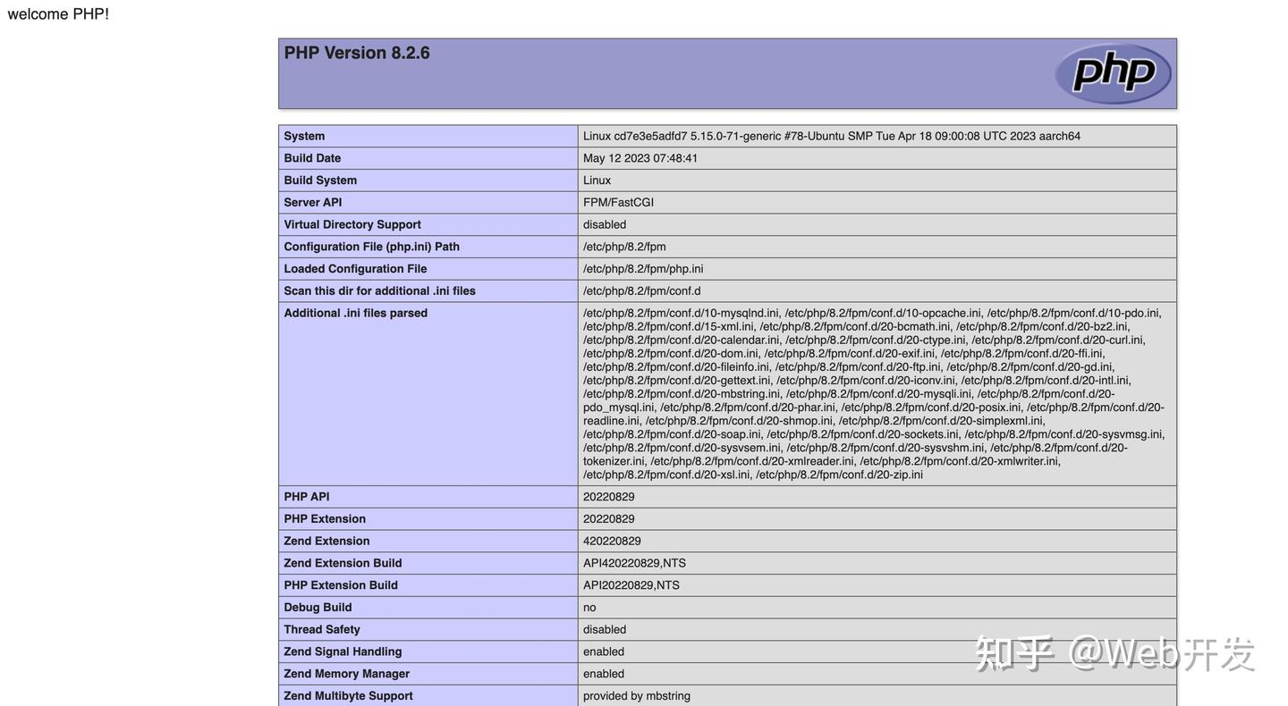 Docker搭建WEB环境之 Nginx & PHP - 知乎