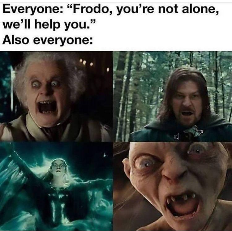 有没有什么魔戒的搞笑图