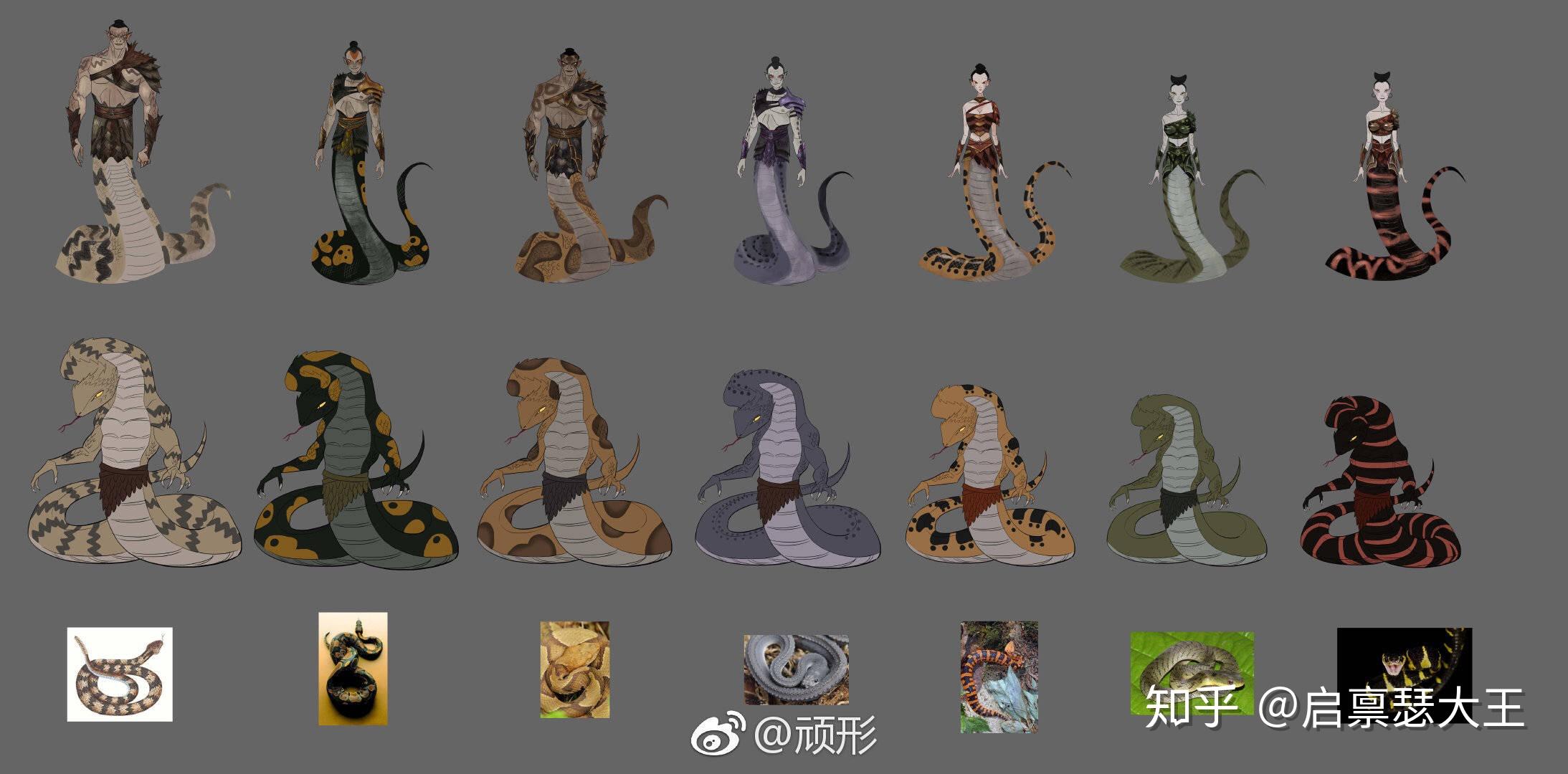 请问白蛇缘起中都有哪些种类的蛇啊? - 知乎