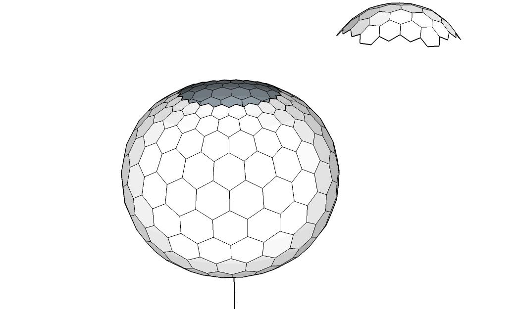 正六边形可以铺满球体表面吗? 