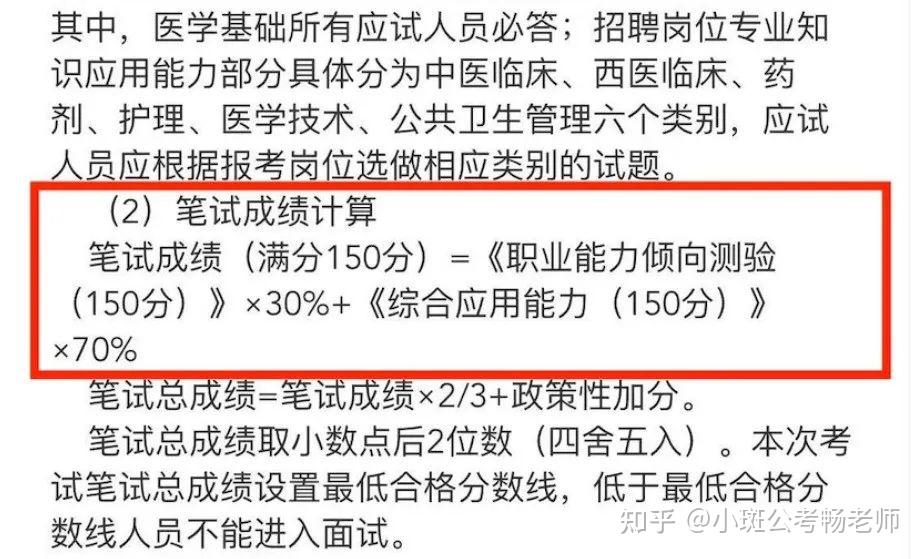 首發2024事業單位聯考公告出了綜應成績佔7成