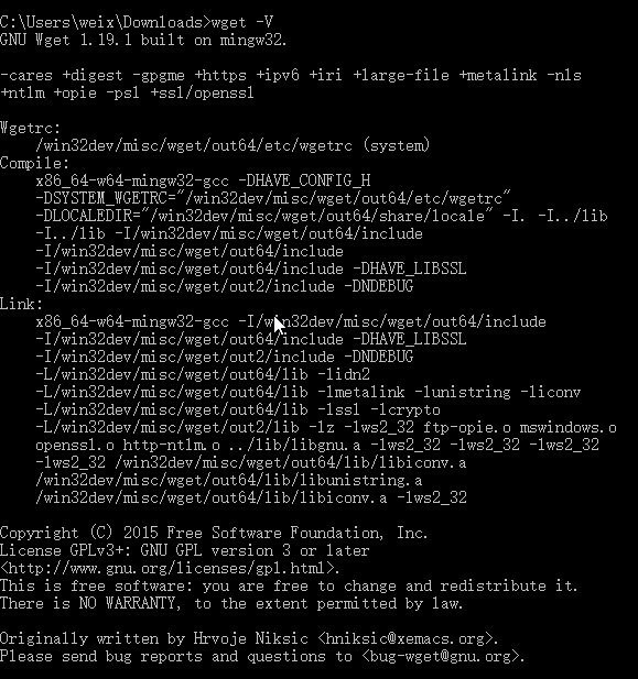 Wget for windows 