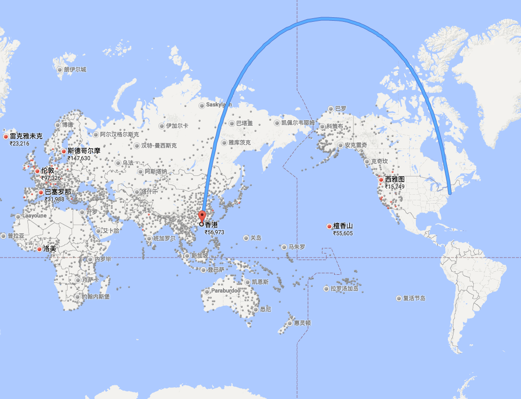 世界上距離最遠的直飛航線top20,中美上榜了4條,飛過的你屁股還好嗎? 