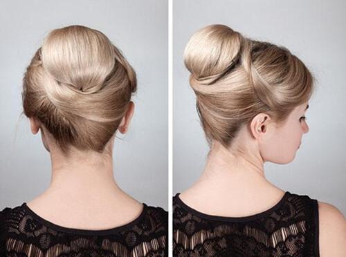 实用盘发教程3招叫你打造优雅晚宴盘发