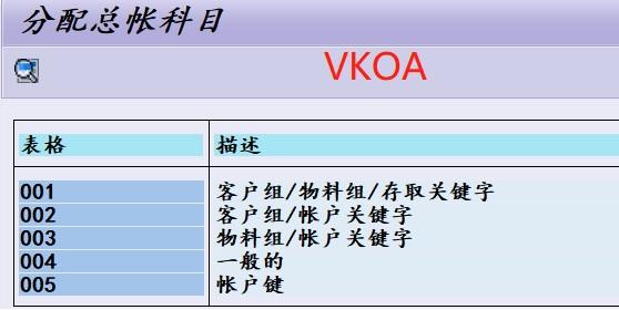 Vkoa Tcode SAP 分配总账科目 VKOA - 知乎