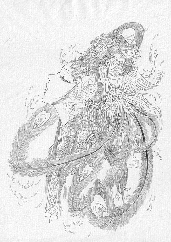 超详细的手绘伶人教程花天尘梦之刘凤官