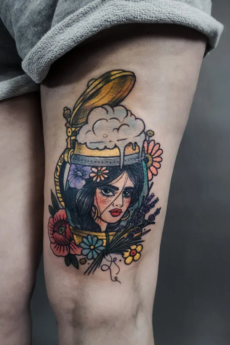 纹身风格 | neo-traditional 与 new school