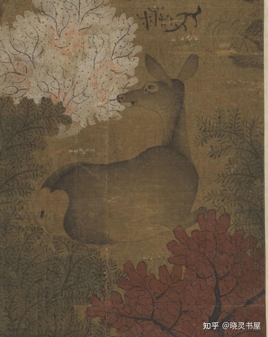 佚名| 《五代人丹枫呦鹿图轴》 - 知乎