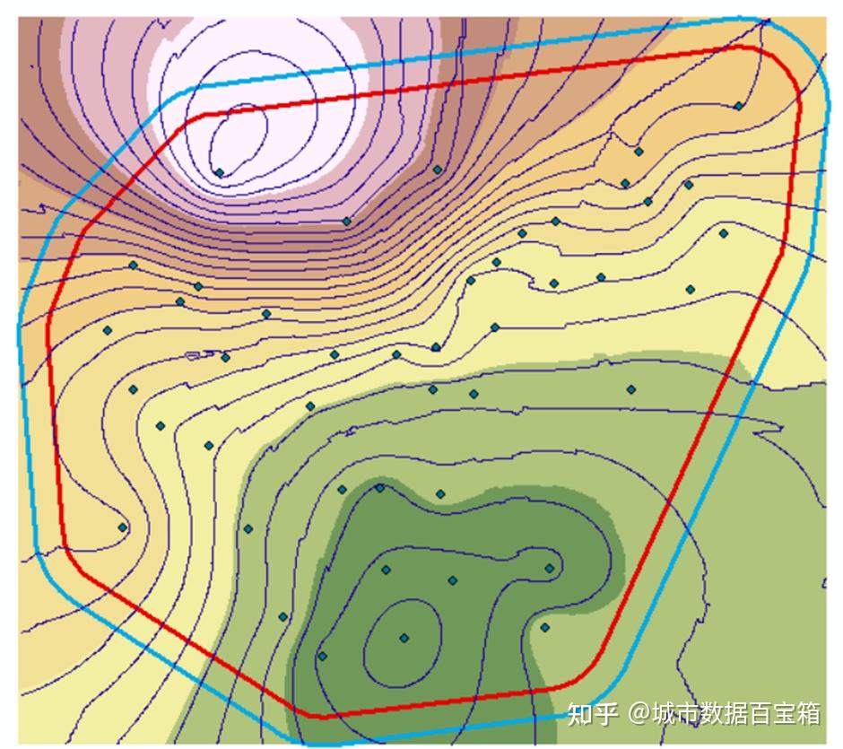 ARCGIS 应该怎么实现等高线颜色随高程渐变? - 知乎
