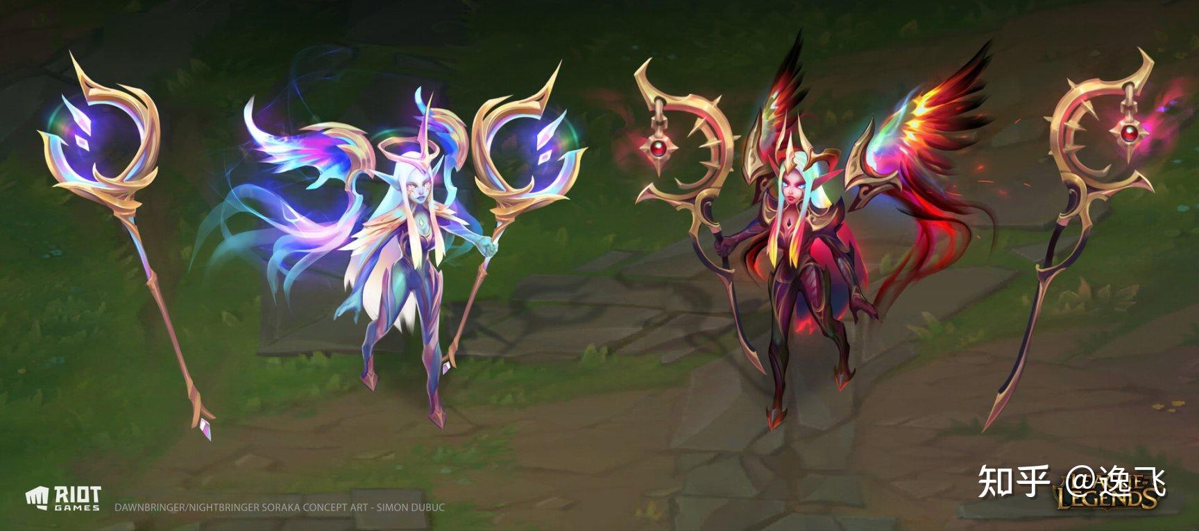 黑夜/黎明使者索拉卡天煞劫王国机神贾克斯西部天使赛娜女帝卡特琳娜