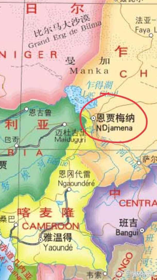 乍得共和国首都:恩贾梅纳