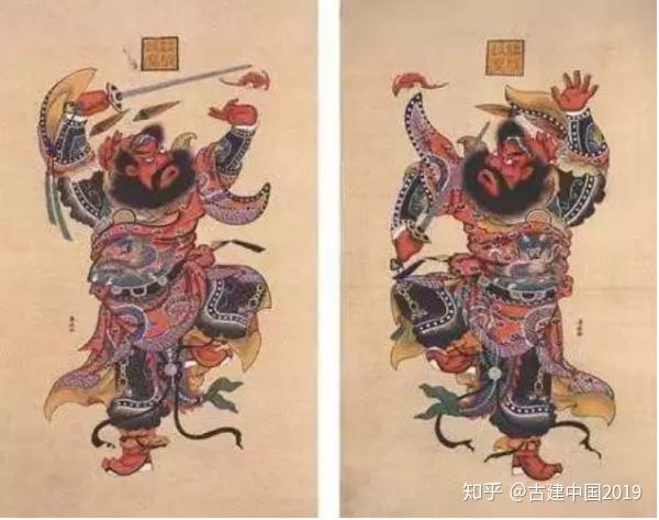 中国门神简史丨守卫门户的神灵 - 知乎