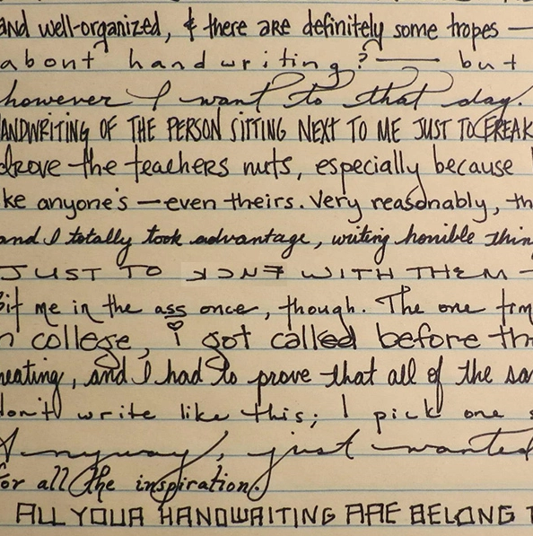 外国人的英文手写体是什么样子的据说中国人的英文手写秒杀一大半外国