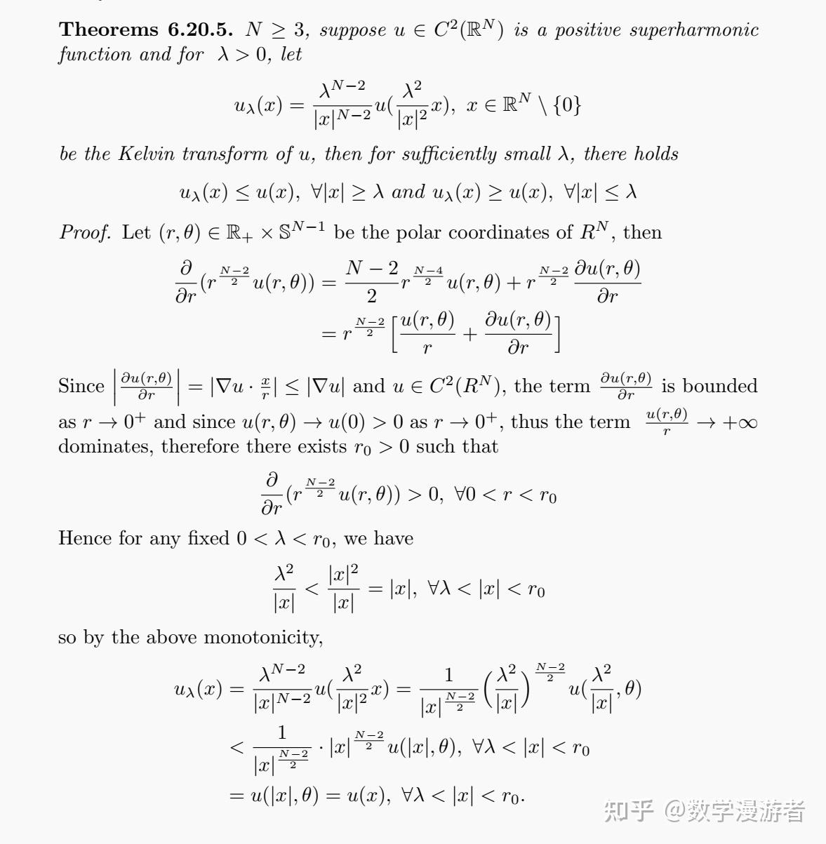 偏微分方程习题选讲:上调和函数与Kelvin变换 - 知乎