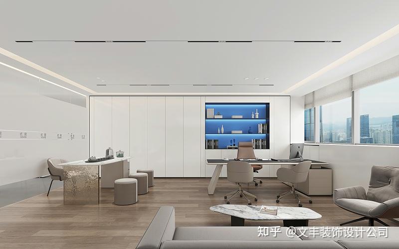 五套人气爆款办公室设计效果图-让工作环境不再沉闷,让工作变得有趣! - 知乎