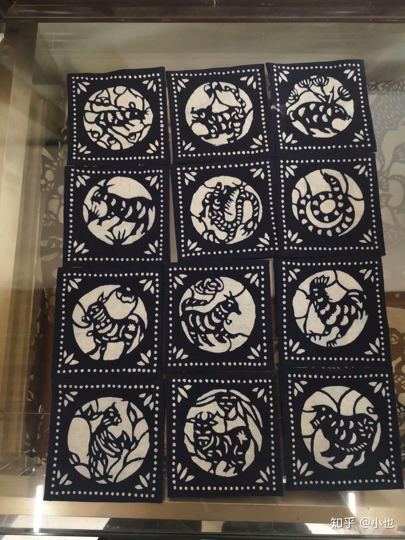 靛蓝人间青花世界南通蓝印花布