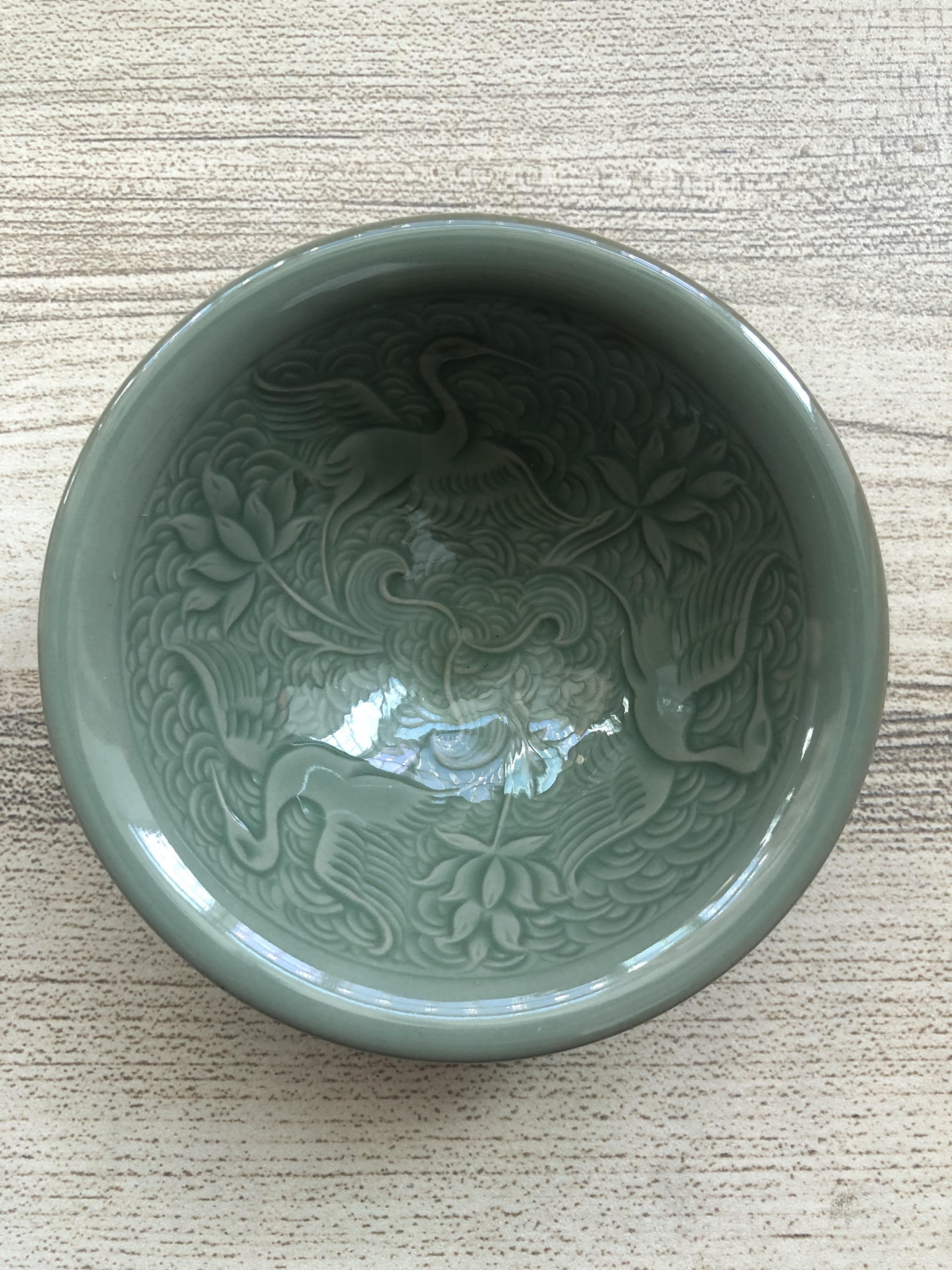 耀州窑碧波游鸭纹斗笠盏上手体验和实用品鉴