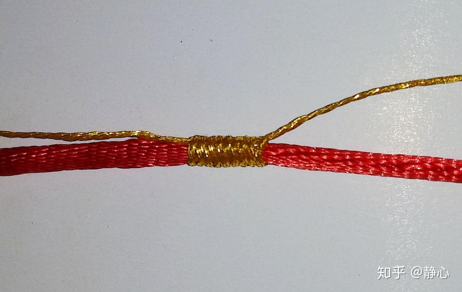 手工红绳编织之短绕线方法