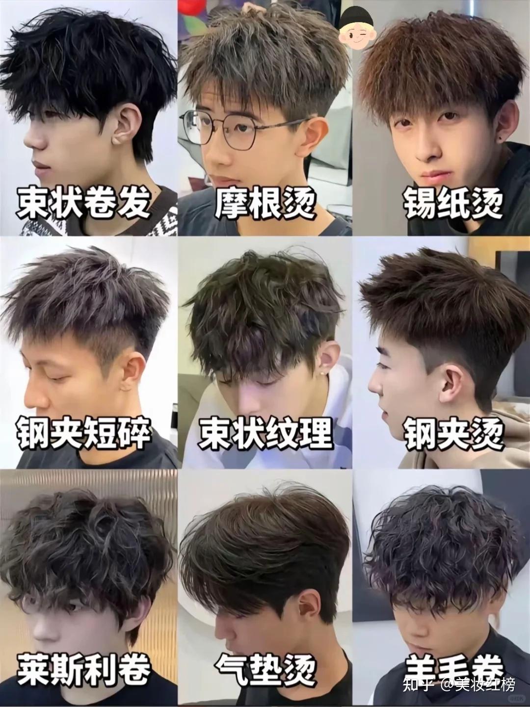 适合所有男士的烫发合集/不挑脸型巨显帅- 知乎