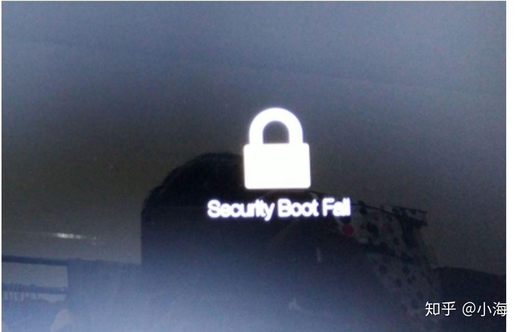 宏基电脑出现security boot fail然后进不去系统怎么办? - 知乎