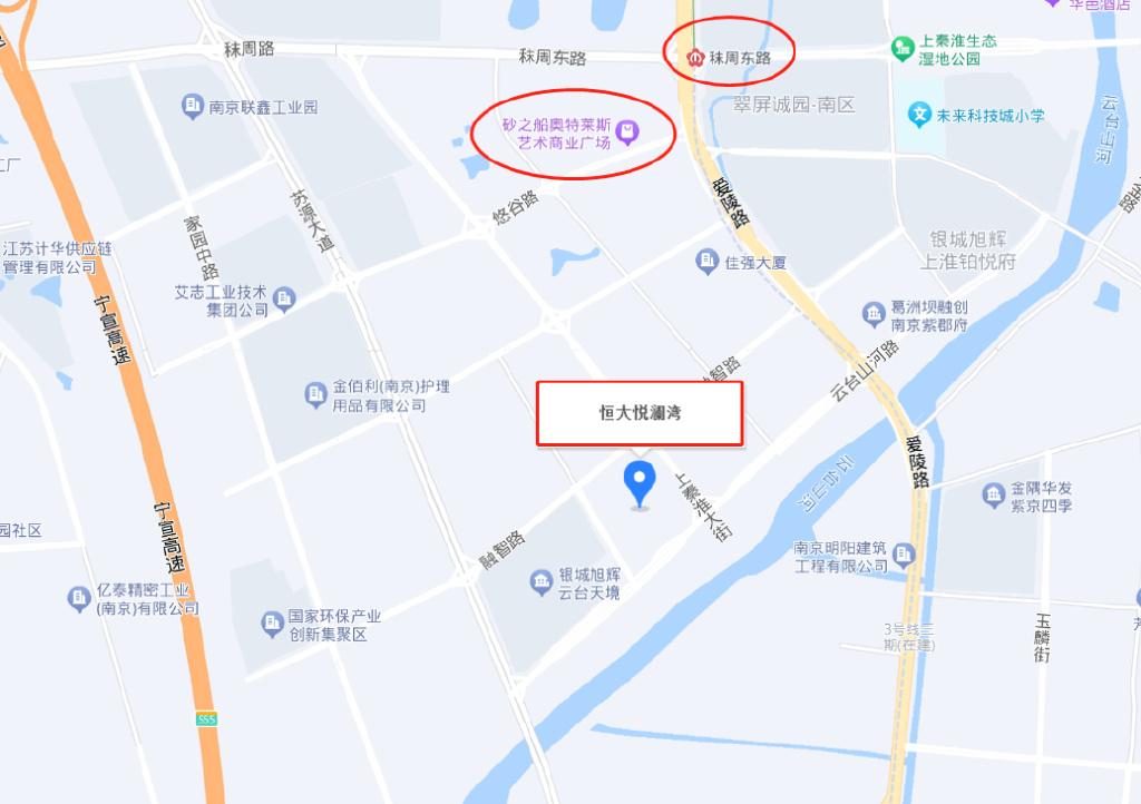 秣陵街道地图图片