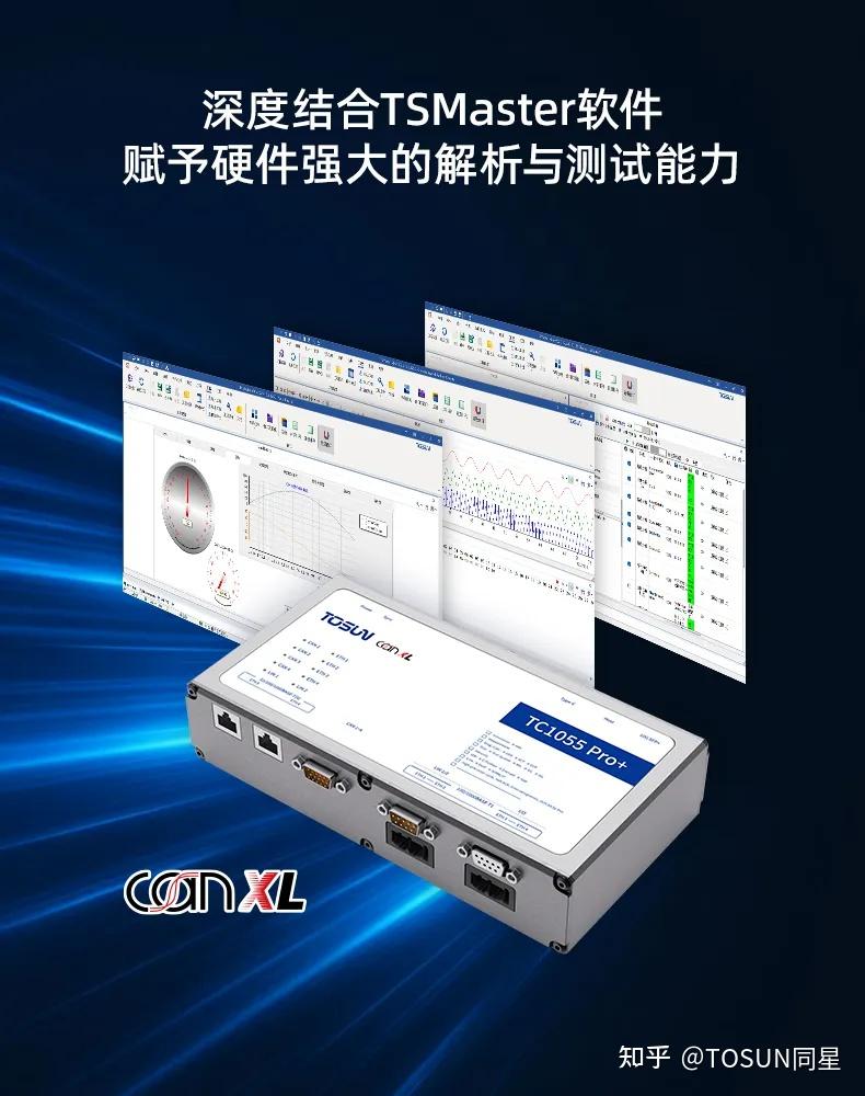新品发布 | 同星TC1055Pro+:全面支持CAN XL,解锁汽车总线测试新高度 - 知乎