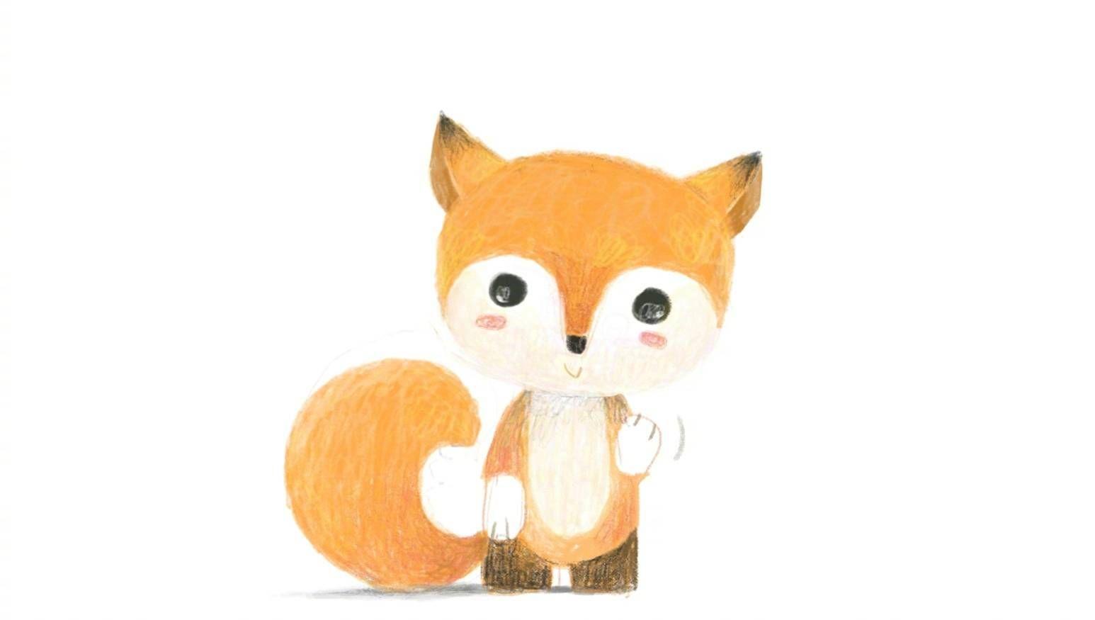 冬天特别特别的冷,冷得小兔子都把耳朵耷拉下来了,她和小狐狸打电话