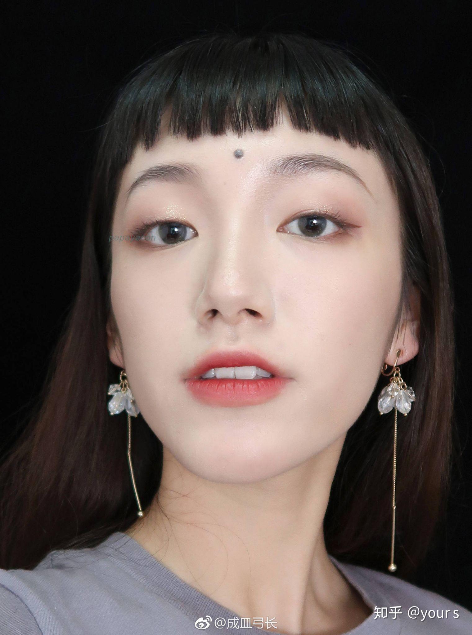 请给我一些好看的单眼皮美少女好吗不要韩国人